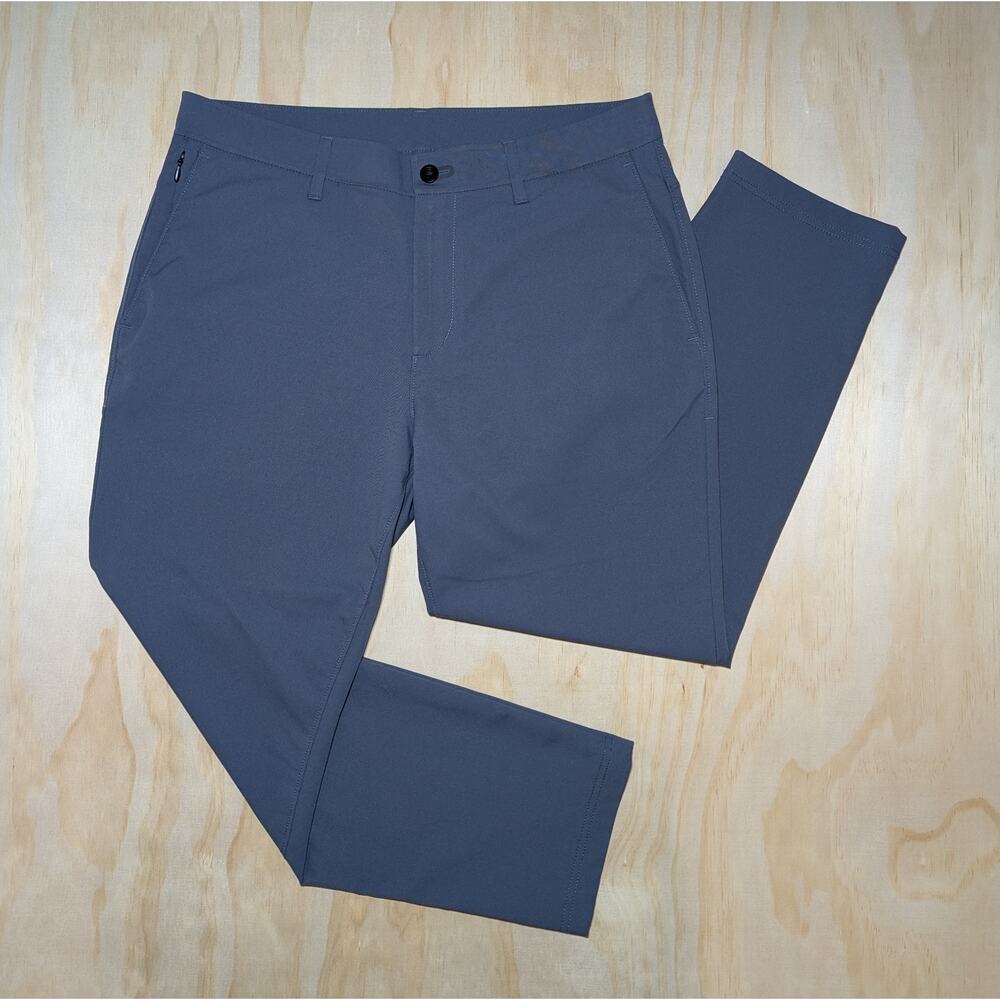 Public Rec Workday Pant 33x26 Hemmed (Tag 33x28) Slate Grey Tech Chino Golf